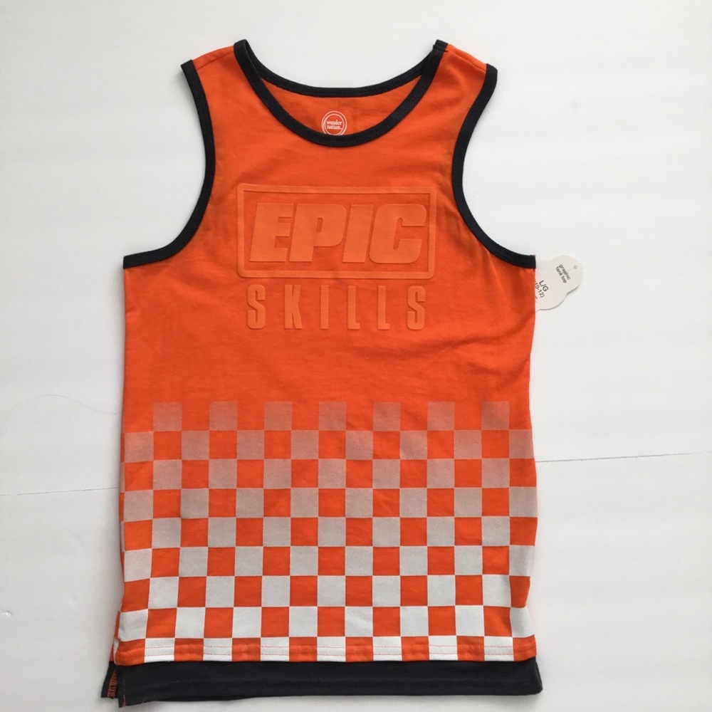 Wonder Nation Boy’s Tank Top Size L 10-12